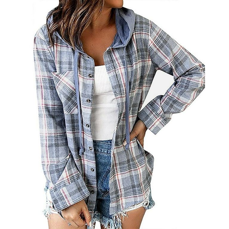 Hoodie and online flannel outfit girl