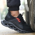 thumbnail image 4 of Ecetana Steel Toe Shoes for Men Safety Protection Anti-smashing Anti-stab Work Shoes, 4 of 6