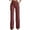 A-Brick Red1566, variant on High Waist Tailored Trousers For Women Slimming Straight Lightweight Work Full Length Pants