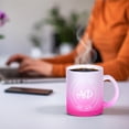 thumbnail image 4 of Sorority Shop Alpha Phi Mug, Ombre Glass Mug with Screen Printed Sorority Name and Logo for Coffee or Any Drink, 4 of 7