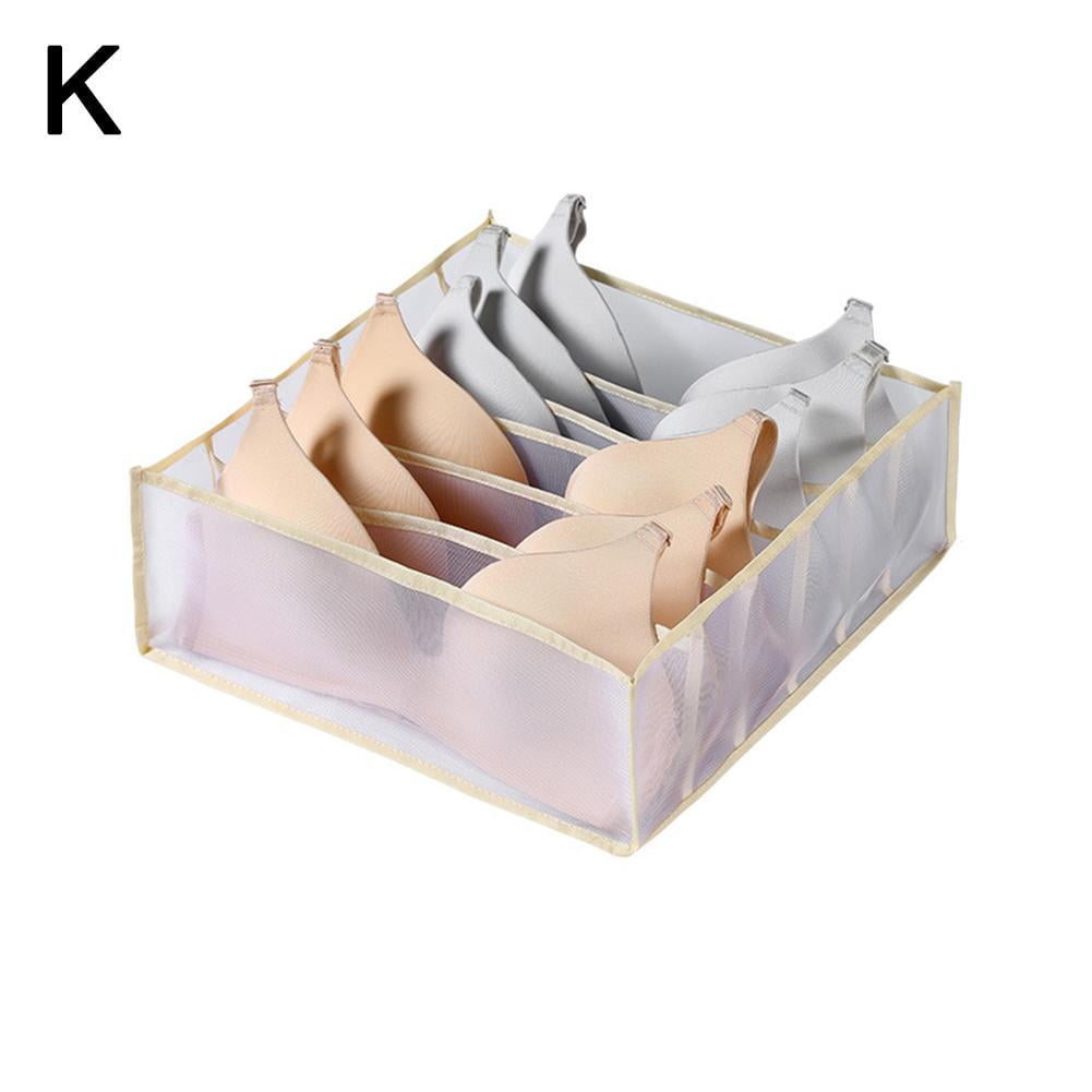 Underwear Storage Box With Compartments Socks Bra Underpants Organizer