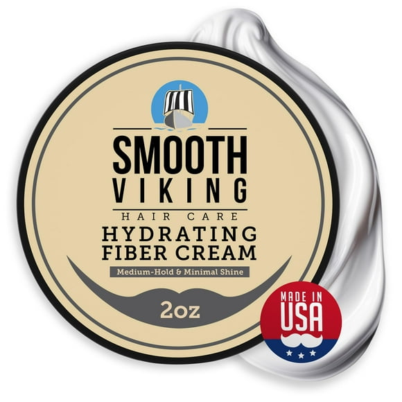 Crema capilar Smooth Viking Hydrating Fiber 60 ml para hombres