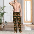thumbnail image 2 of Logiee Cute Little Foxes Print Pajama Pants for Men,Men’s Pajama Bottoms,Mens PJ Pants with Pockets & Button Fly-XX-Large, 2 of 6