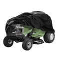 thumbnail image 2 of Riding Lawn Mower Cover with Storage Bag, Heavy Duty Waterproof Polyester Tractor Cover,UV&Dust&Water Resistant,Universal size (Black), 2 of 6