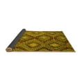 thumbnail image 2 of Ahgly Company Indoor Square Southwestern Yellow Country Area Rugs, 4' Square, 2 of 4