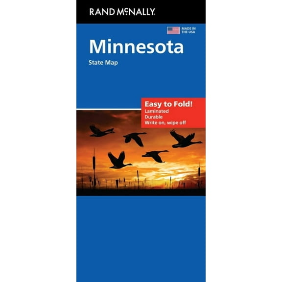 Rand McNally Easy to Fold: Minnesota State Laminated Map, (Paperback)
