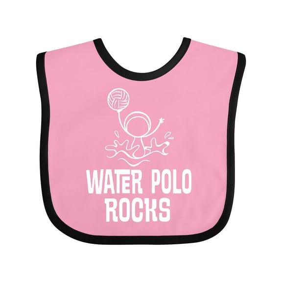 Inktastic Water Polo Rocks Sports Team Boys or Girls Baby Bib