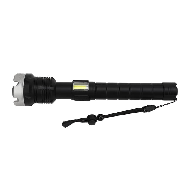 Linterna al aire libre Antorcha súper brillante USB recargable con zoom retráctil carcasa de aleación de aluminio linterna impermeable para viajes de camping