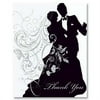 Wedding Silhouette Thank You Cards 25 Per Pack