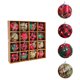 thumbnail image 2 of Bola De Tela bola decorativa de tela hecha a mano, estilo cuadros, para árbol de Navidad, 24 x 24 x 6 cm. Yulucky, 2 of 7