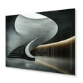 thumbnail image 2 of Designart "Subtle Shades on a Grey Concrete Canvas II" Architecture Metal Art Print, 2 of 5