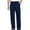 A-Navy, variant on Men's Drawstring Pants Casual Solid Color Cotton Linen Drawstring Wide Leg Casual Pants for Daily Casual Wear