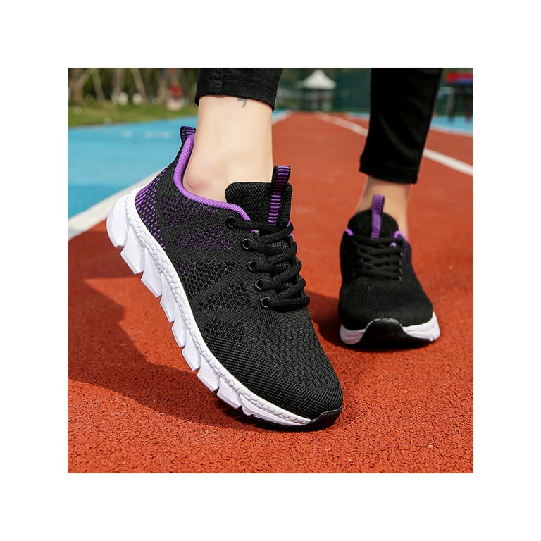 Purple running cheap trainers