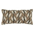 thumbnail image 5 of Fennco Styles Chevron Embroidered Block Print Cotton Decorative Throw Pillow Cover 12" W x 24" L - Natural Cushion Case for Home, Couch, Living Room and Office Décor, 5 of 13