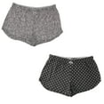 thumbnail image 1 of Marilyn Monroe Women's Lace Trim Shorts 2 Pack - Grey Leopard & White Dots - Medium, 1 of 8