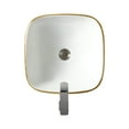 thumbnail image 3 of Fine Fixtures MV1616GO 16 x 16 ft. Square Modern Vessel Sink, Gold Finish & White on Inside, 3 of 8