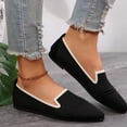 thumbnail image 5 of Xiaoxatg Women's Casual Shoes Breathable Comfortable Pointed Toe Cloth Footwear for Everyday Fashion 8.5 Black, 5 of 9