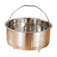 thumbnail image 1 of Cesta de vapor de acero inoxidable, colador para lavar arroz, inserto para vaporera, olla arrocera 175x95 cm, 1 of 9