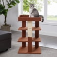 thumbnail image 5 of Traditional 3-Level Cat Tower by Naomi Home-Color:Green, 5 of 7