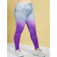 thumbnail image 2 of Estampado 3D OMBRE PLUS TAMAÑO DE JEJAS Rosegal Leggings de talla grande, 2 of 5