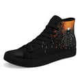 thumbnail image 6 of Coolcustomize Men's Plus Size Gothic High-top Sneakers, Gothic Spider Design Casual Shoes, Cool Urban Street Style Trainers, Stylish Lace-up Boots Perfect for Halloween, Holidays & Casual Attire, 6 of 10