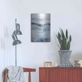 thumbnail image 4 of Luxe Metal Art 'White Out In Blue I' by Grace Popp, Metal Wall Art, 16"x24", 4 of 9