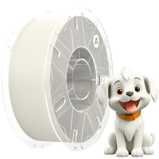 Filamento para impresora 3D Creality Hyper PLA RFID blanco de 1 kg