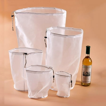 

120mesh Reusable Food Special Nut Milk Bag Cooking Cheese cloth Coffee Filter Nylon Fine Mesh Wine Strainer