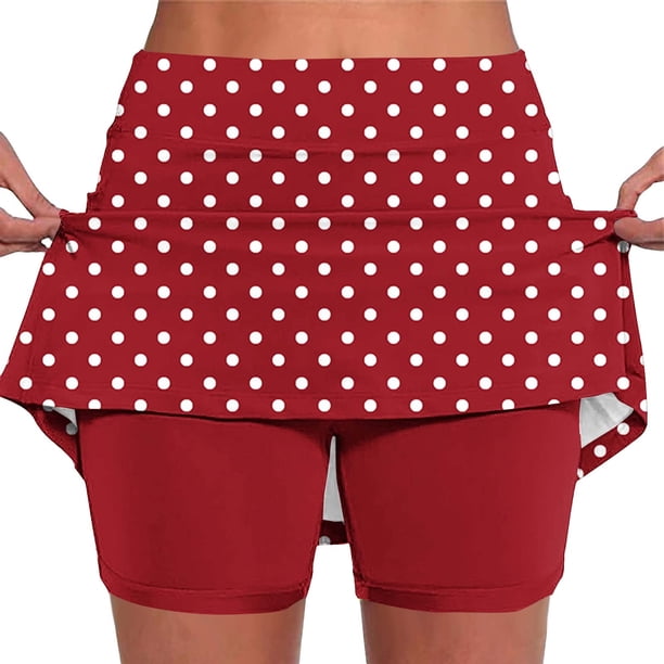 Pantalones de Yoga de Verano para Mujeres Pantalones de Jogger Ligeros de Cintura Alta con Bolsillos Y Pantalones Cortos de Falda, Impresión, Casual