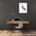 thumbnail image 3 of Parker, Jennifer Paxton 25x32 White Modern Wood Framed Museum Art Print Titled - Blue Blue Heron II, 3 of 4