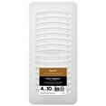 thumbnail image 7 of Imperial 4-inch x 10-inch White Plastic Louvered, Floor Register, Rectangular, Household Vent Cover, 7 of 7