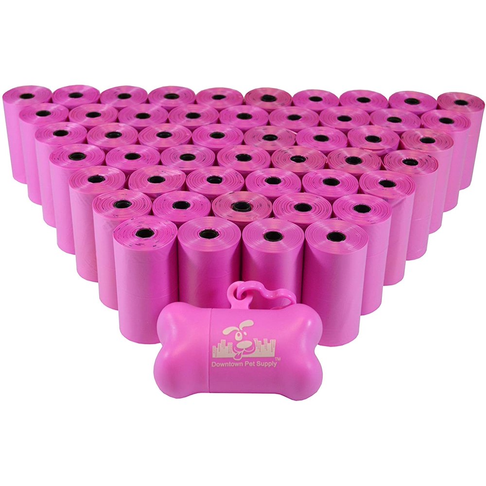Downtown Pet Supply 1000 Dog Pet Waste Poop Bags, Bulk roll,Clean up