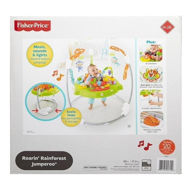 Silla para bebés Fisher Price saltarina maravillas naturaleza