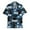 Sky Blue, variant on Mens Shirts Casual Outdoor Leisure Cow Printed Summer Short Sleeve Tops Button Down Collared Loose Fit Comfy Hawaiian Shirt for Men Sky Blue L