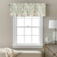 thumbnail image 3 of Watercolor Flowers Valance Curtain Spring Herb Leaf Plant Window Valances Rod Pocket Short Curtains Window Treatments for Kitchen Bedroom Bathroom Laundry 42" x 12", 3 of 9