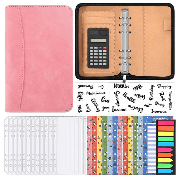 A6 Budget Planner with Calculator Zip Budget Binder Budget Planner Made