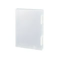 thumbnail image 1 of Clear File Case Box File Storage with Handle Organizers A5 Thick White, 1 of 9