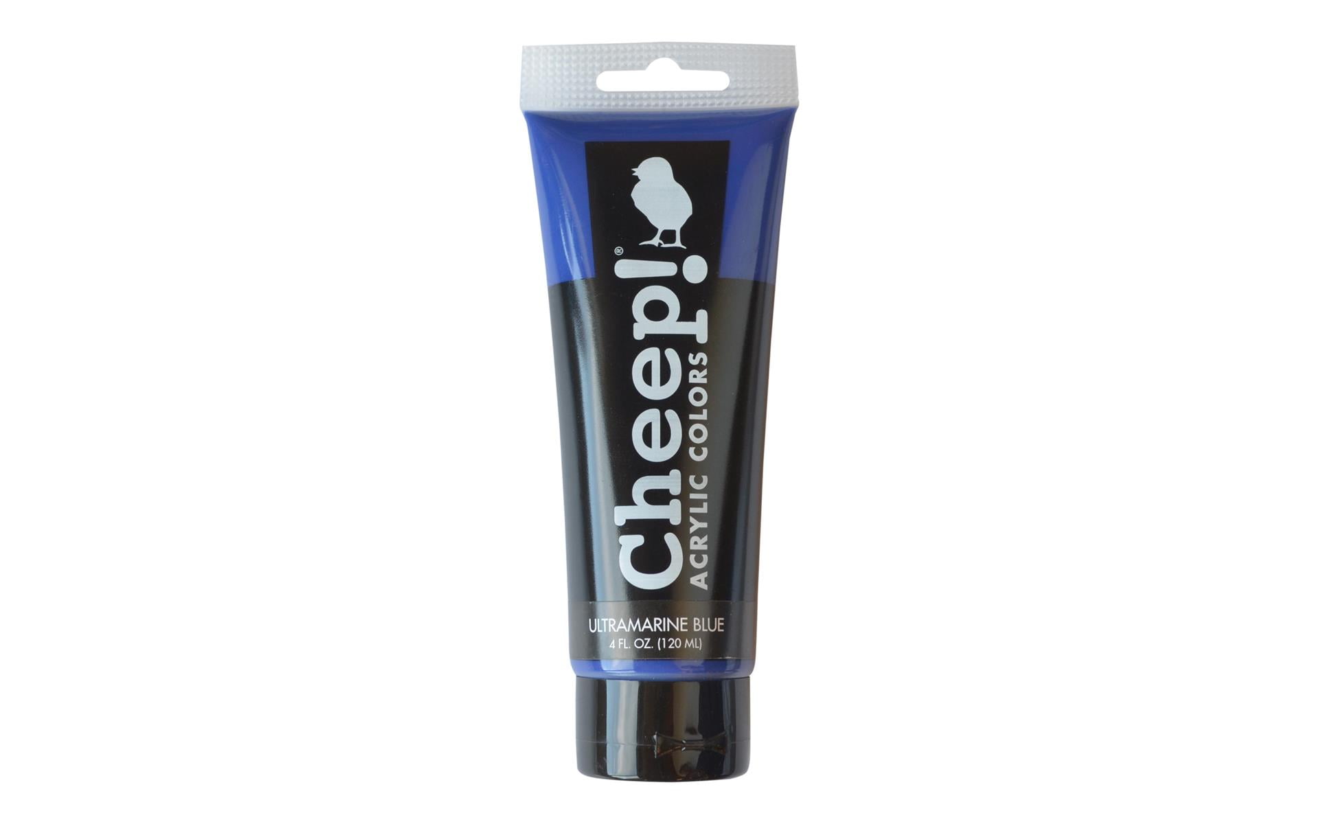 CHP-10220 CHEEP ACRYLIC PAINT 4OZ TUBE ULTRAMARINE BLUE