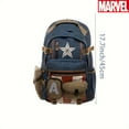 thumbnail image 4 of Marvel Captain America Avengers-Inspired Stylish Backpack - Durable Polyester, Multi-Functional Travel & Daily Commute Bag For Men, 4 of 5