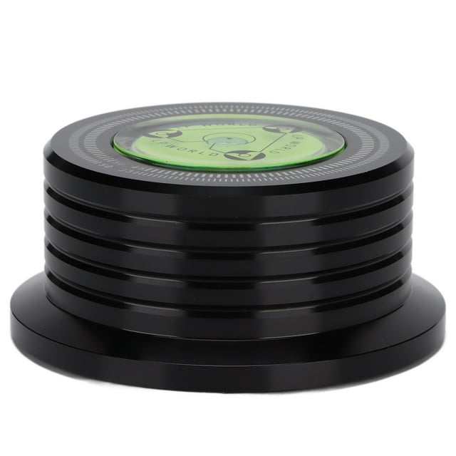 Abrazadera De Disco Giratorio De Aluminio Con Nivelación De Burbuja Para Tocadiscos 50Hz