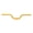 Golden, variant on Rupoun Aluminum Bike Fixed Gear Riser Bar Handlebar 25.4mm * 520mm (1 inch * 20.47 inches) Cycling Component, Golden