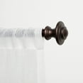 thumbnail image 3 of Exclusive Home Ozzi 1" Window Curtain Rod and Finial Set, Matte Oil Rubbed Bronze, Adjustable 66"-120", 3 of 8