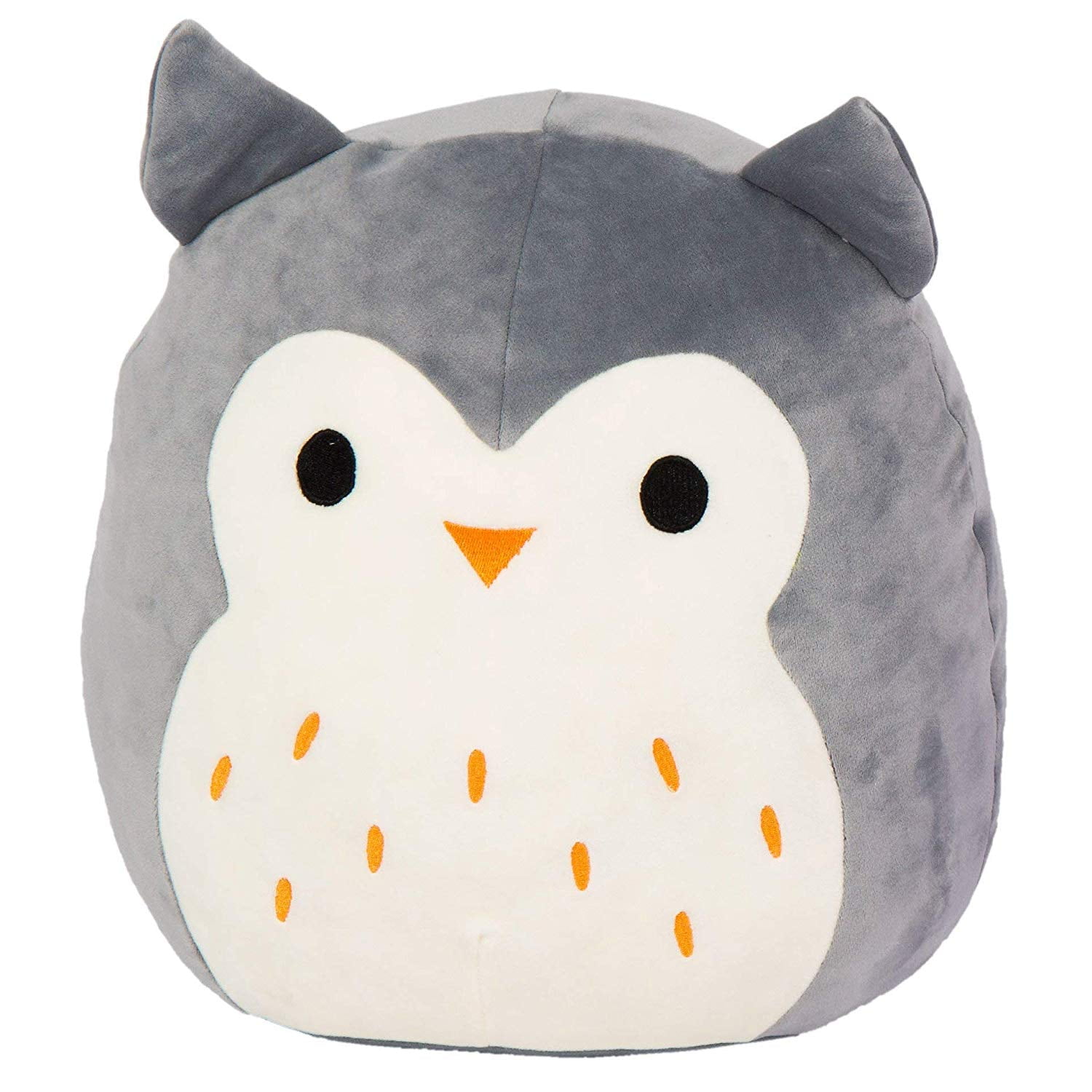Kellytoy Squishmallow 5 Hoot The Grey Owl Super Soft Plush Toy Pillow Pet Pal Buddy Hoot The Grey Owl