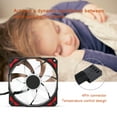 thumbnail image 3 of 4pin Cooling Fan, Low Noise CPU Cooling Fan Bionic Blade Design  Heat Dissipation  For CPU Heat Sink, 3 of 8
