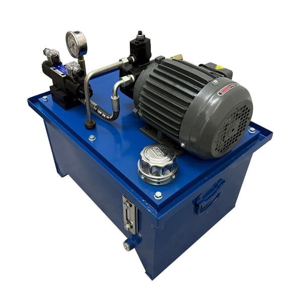 Small Hydraulic Station Hydraulic Power Unit Double Valves 220V 750W