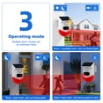 thumbnail image 3 of Solar Motion Sensor Alarm Outdoor Alarm 120dB Loud Siren LED Strobe Lights Sound Security Alarm Adjustable Sensing Distance IP65 Waterproof Motion Detector Siren Rechargeable for, 3 of 7