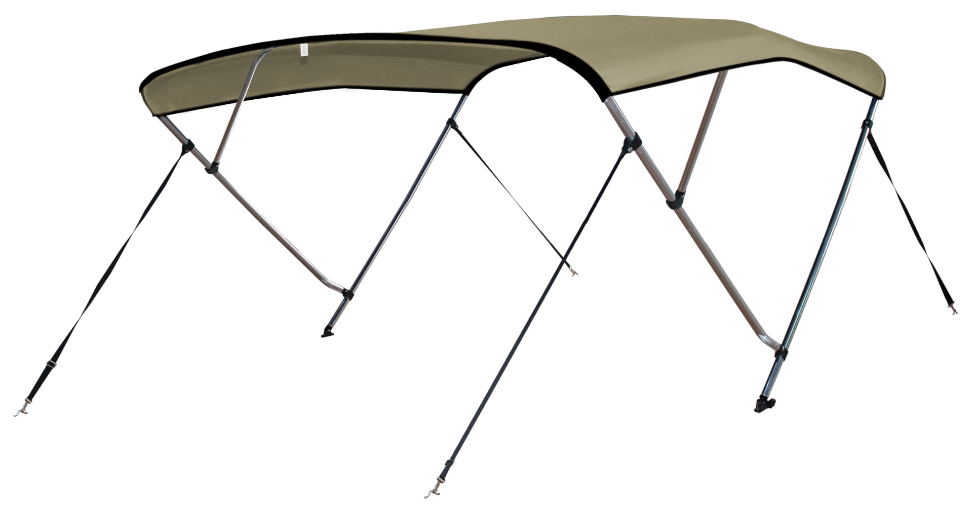 Leader Accessories 12 Colors Available 4 Bow Bimini Boat Tops Includes Hardwares with 1 Inch