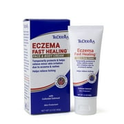 TriDerma Eczema Fast Healing Face and Body Cream, Temporarily Protects Skin Irritation, Relieves Itching 2.2 oz