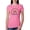 Hot Pink, variant on Waymaker Rainbow Inspirational/Christian Womens Slim Fit Junior Tee, Heather Grey, Small
