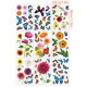 thumbnail image 4 of 9 Uds simulación pequeña flor mariposa pegatinas de ventana electrostáticas pegatinas de ventana de primavera pegatinas de flores, 4 of 5
